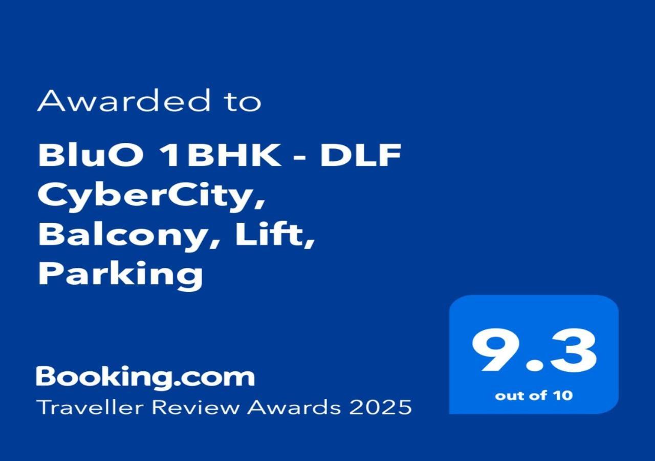 Bluo 1Bhk - Dlf Cybercity, Balcony, Lift, Parking Gurgaon Exteriör bild